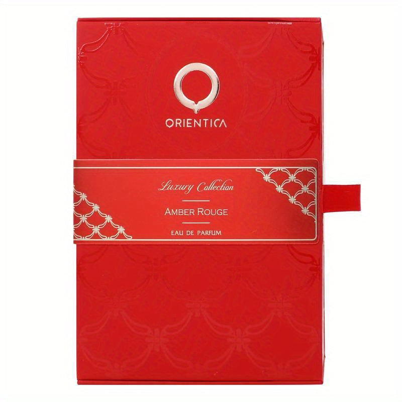 Amber Rouge 80 ml / 2,7 fl.oz Eau de Parfum Spray Parfum luxueux unisexe à l'ambrer and Seaweed by Orientica