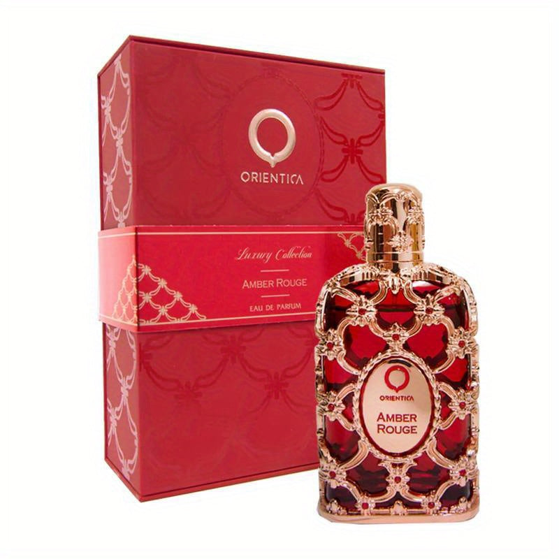 Amber Rouge 80 ml / 2,7 fl.oz Eau de Parfum Spray Parfum luxueux unisexe à l'ambrer and Seaweed by Orientica