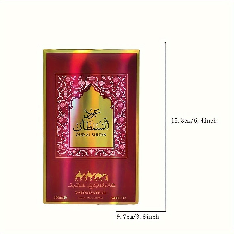 Arabian Eau De Parfum for Men & Women - 3.38oz, Long-LastParfum boisé avec alcoolohol, Paraben-Free, Ideal for Daily Wear & Dates, Parties, and Gifting