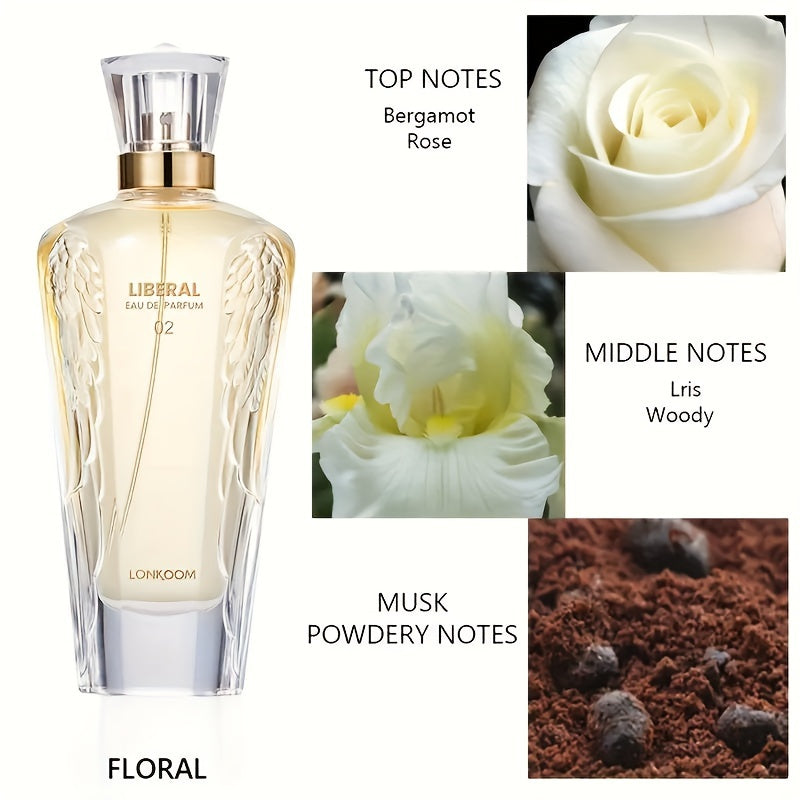 Lonkoom Eau de Parfum Femme Floral 100ml - Parfum Longue Durée