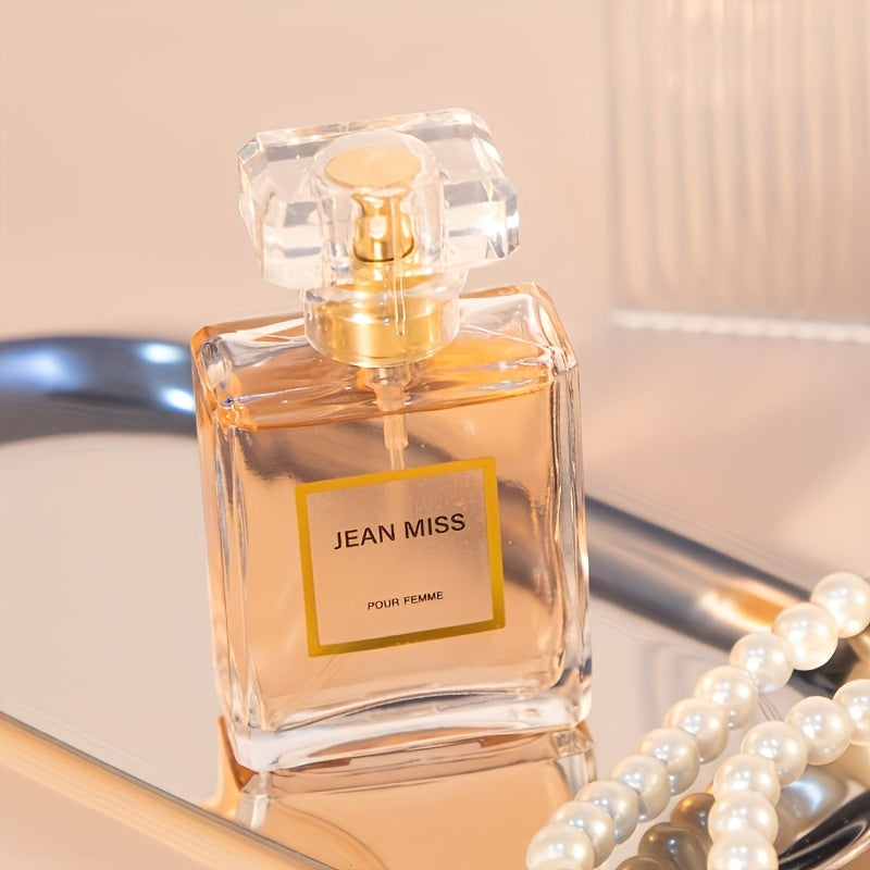 Jean Miss Exquisite Floral Eau de Parfum for Women - Long-Lasting, Seductive Scent for Dates and Parties - Liquid, Alcohol-Based, Formaldehyde-Free, Cruelty-Free, and Vegan-Friendly Fragrance