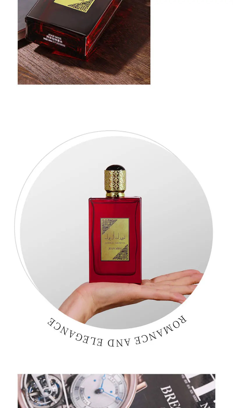 Original brand perfume, women's perfume with floral and fruity notes, long-lasting fragrance, Arab perfume, charmed your partner