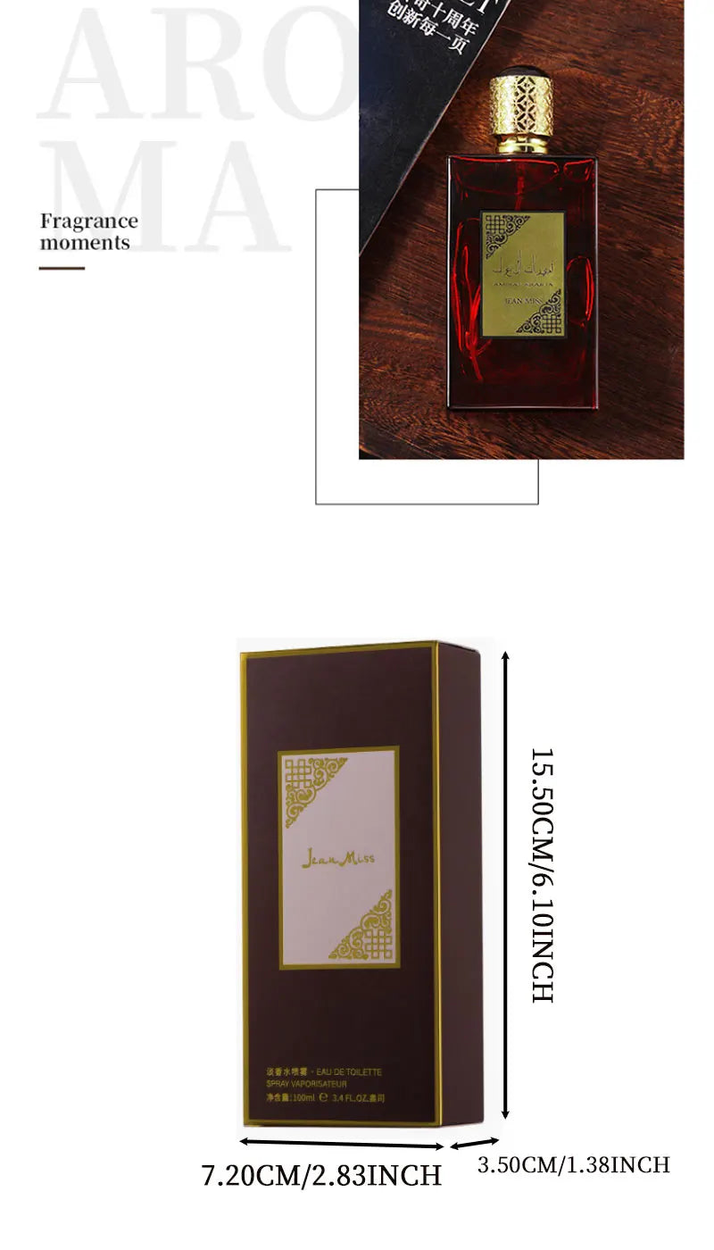Original brand perfume, women's perfume with floral and fruity notes, long-lasting fragrance, Arab perfume, charmed your partner