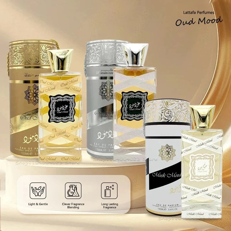 Parfum Oud Mood 100ml - Eau de Parfum Orientale Arabe Longue Durée