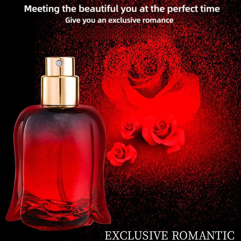 Parfum aux phéromones de rose pour femme, brume corporelle florale longue tenue, parfum romantique pour les rendez-vous, rehausse le charme féminin au quotidien.r