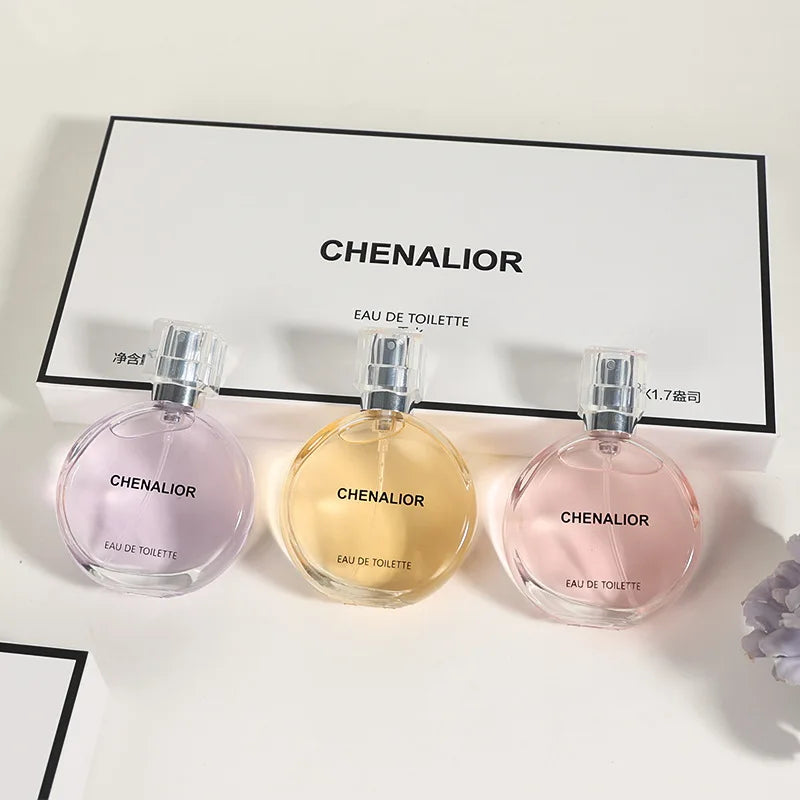 Coffret 3 Parfums Femme 105ml - Fragrances Florales et Fruitées Longue Durée