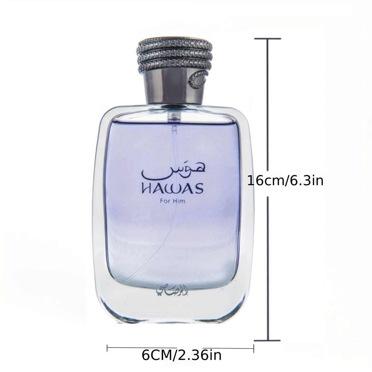 Hawas Cologne For Men, Men Eau De Parfum Spray, - Long Lasting Fragrance Spray 100 Ml