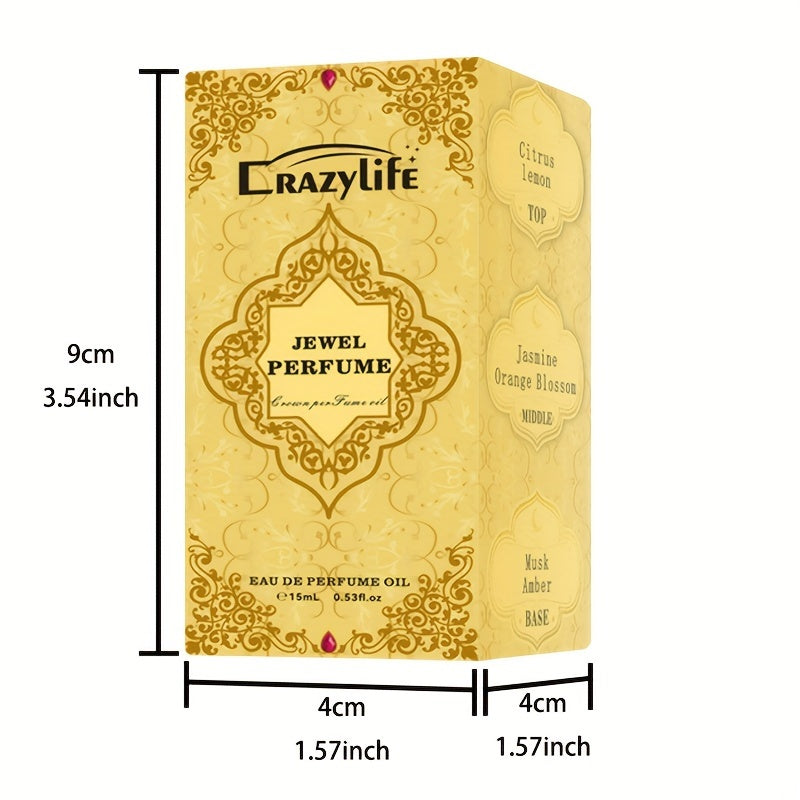 15ml Floral Scented Musk Perfume - Long-Lasting, Refreshing, and Formaldehyde-Free Eau De Parfum for Women - Perfect for Dating and Daily Wear, Gentle on Skin, and Cruelty-Free